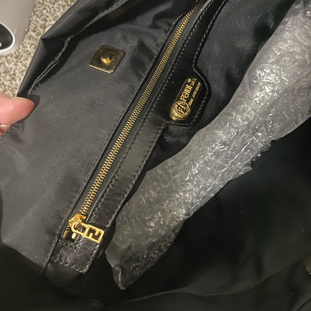 Authentic Fendi Nylon Tote/Shoulder Bag - Picture 16 of 17